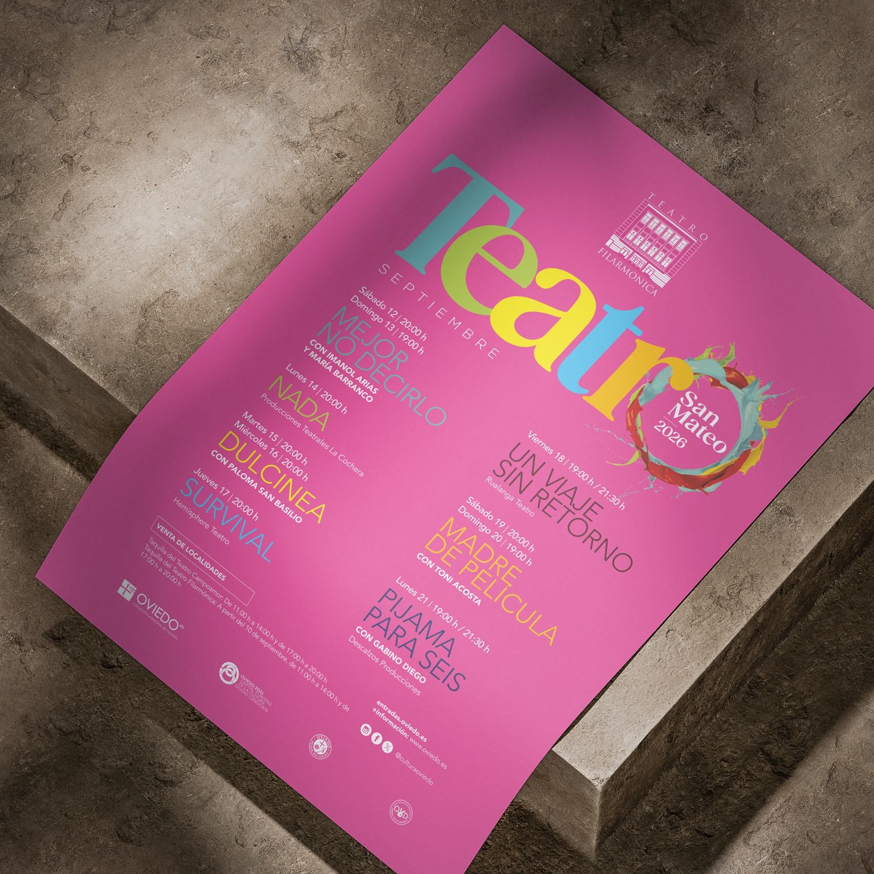 Cartel Jornadas Teatro San Mateo 2026